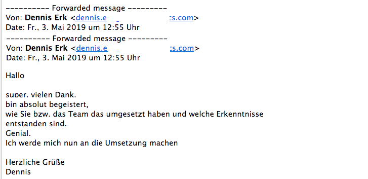Testimonial Dennis Erk